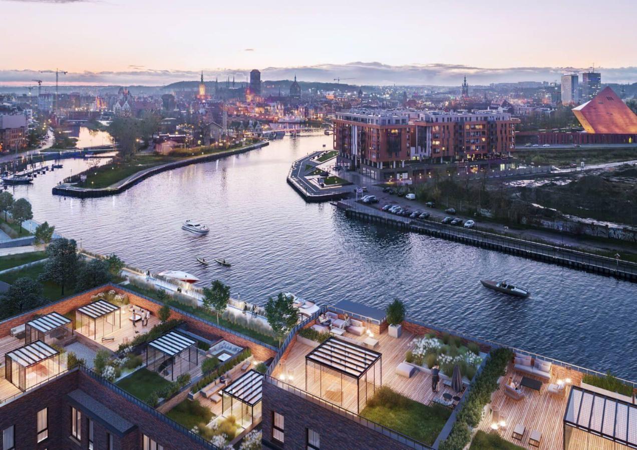 Riverside Apartments Nadmotlawie - Gym & Sauna, Free Parking 格但斯克 外观 照片